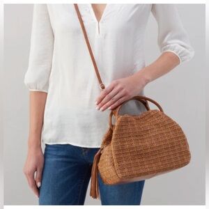 HOBO Darling Bag Crossbody Raffia Natural